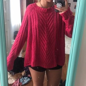 Pink sweater